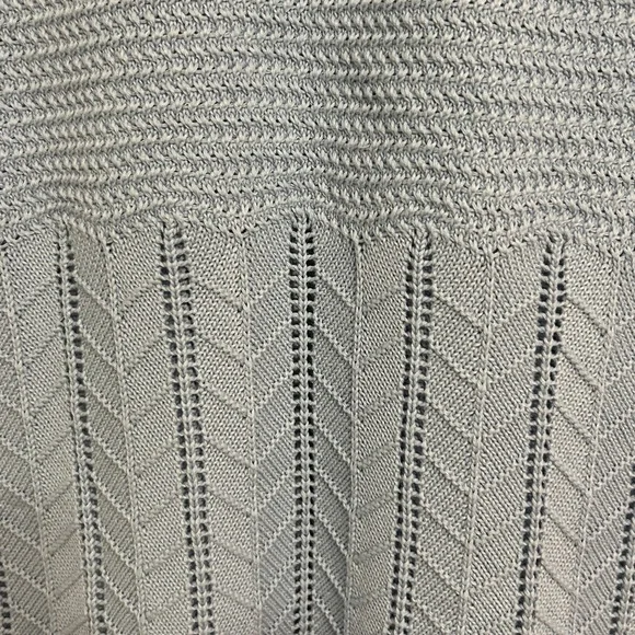 French Connection Light Blue Knit Pencil Skirt - Picture 2 of 4